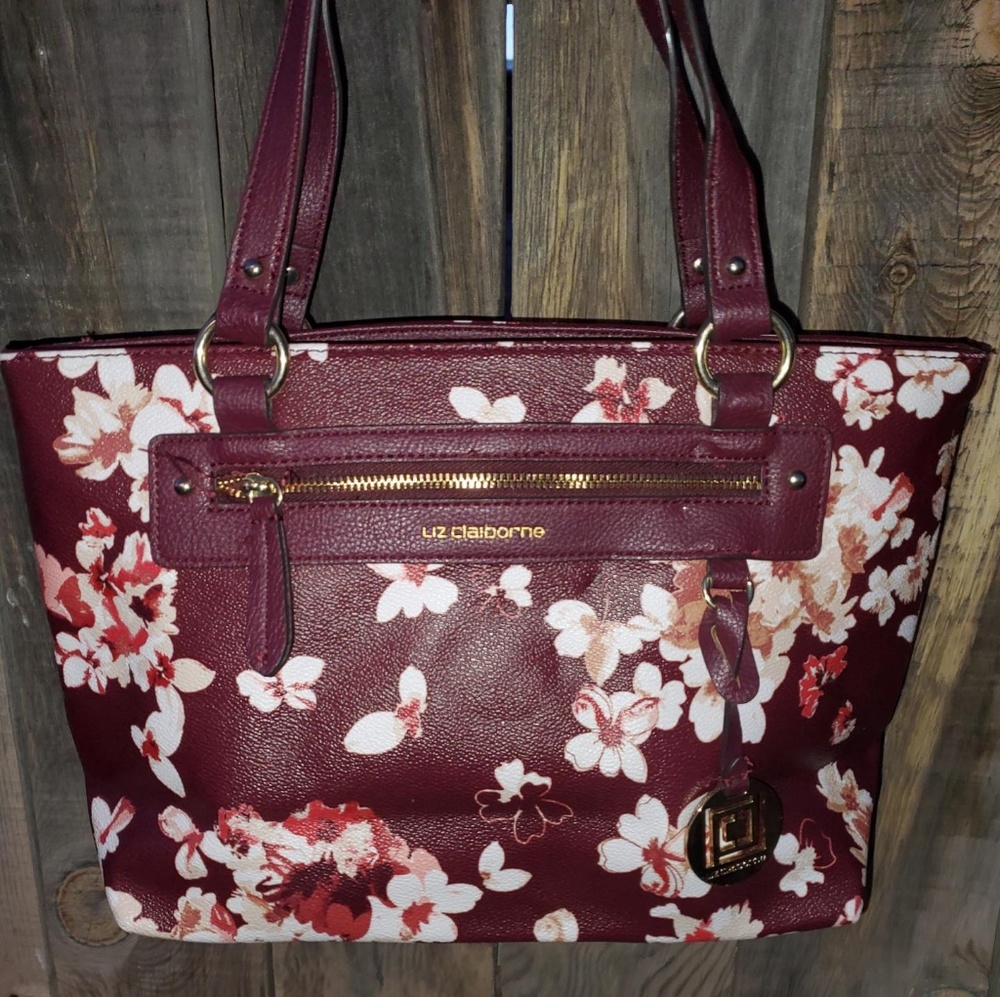 Liz Claiborne floral purse